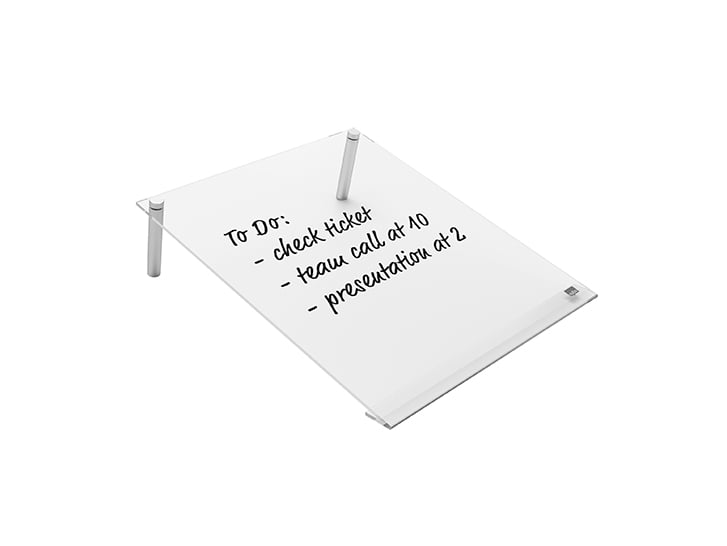 Glass Desktop Whiteboard Pad