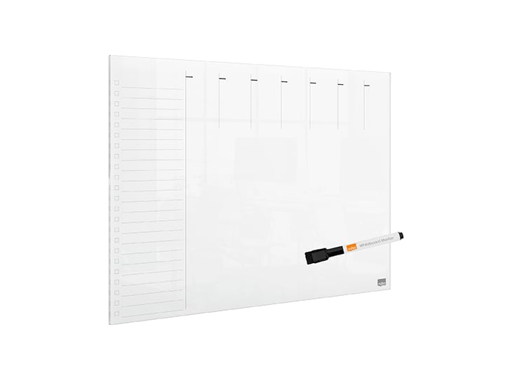 Nobo acrylic desktop whiteboard