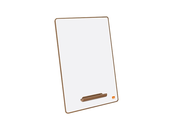Nobo desktop whiteboard in home office